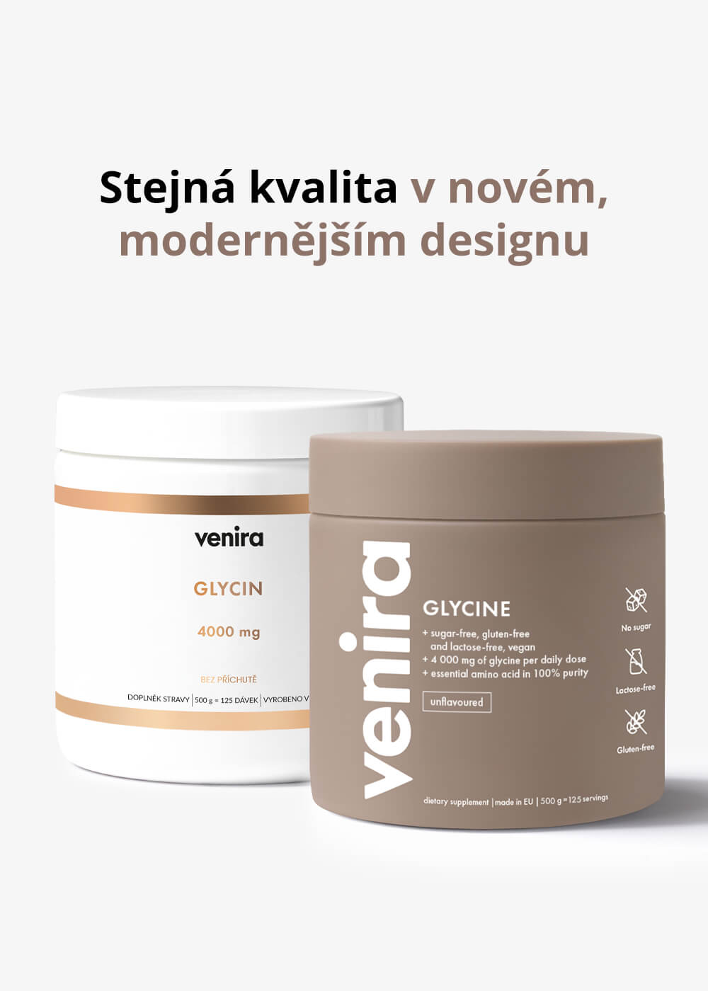 VENIRA glycin, bez příchutě, 500 g