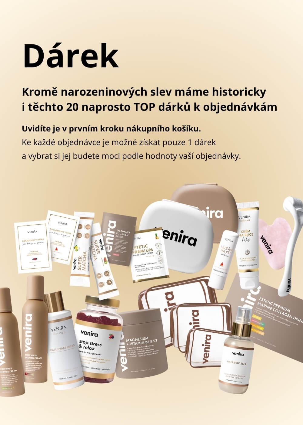 VENIRA glycin, bez příchutě, 500 g