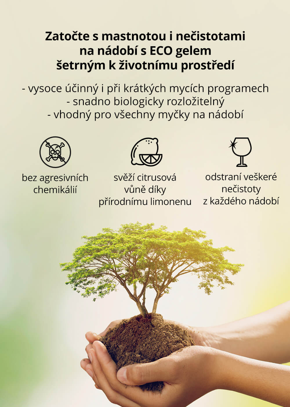 VENIRA ECO gel do myčky, citrusová vůně, 1000 ml
