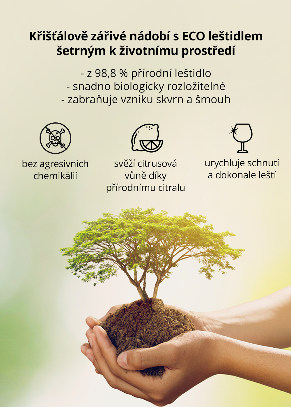 VENIRA ECO leštidlo do myčky, citrusová vůně, 750 ml