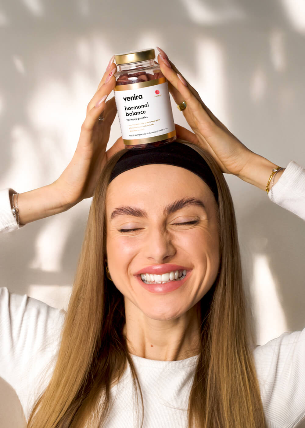 VENIRA hormonal balance - medvídci pro hormonální rovnováhu, malina, 60 bonbónů