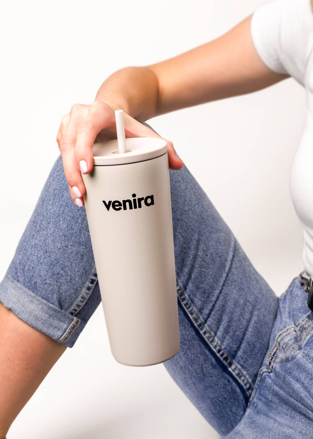 VENIRA termohrnek, béžová, 700 ml