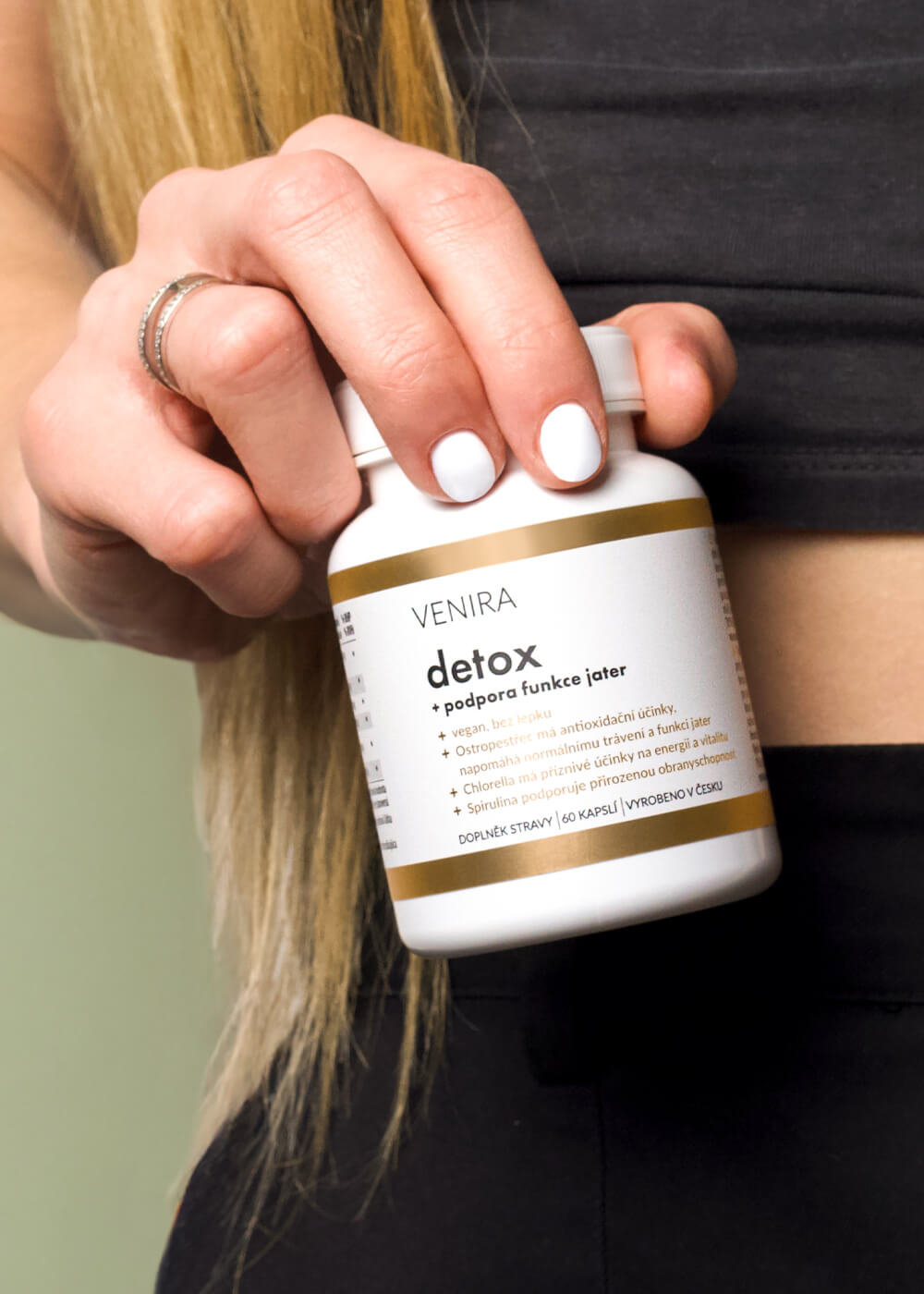 VENIRA detox + podpora funkce jater, 60 kapslí