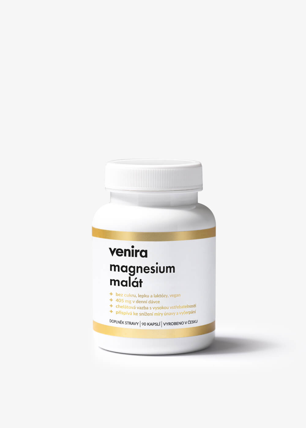 VENIRA energy magnesium malát, 90 kapslí