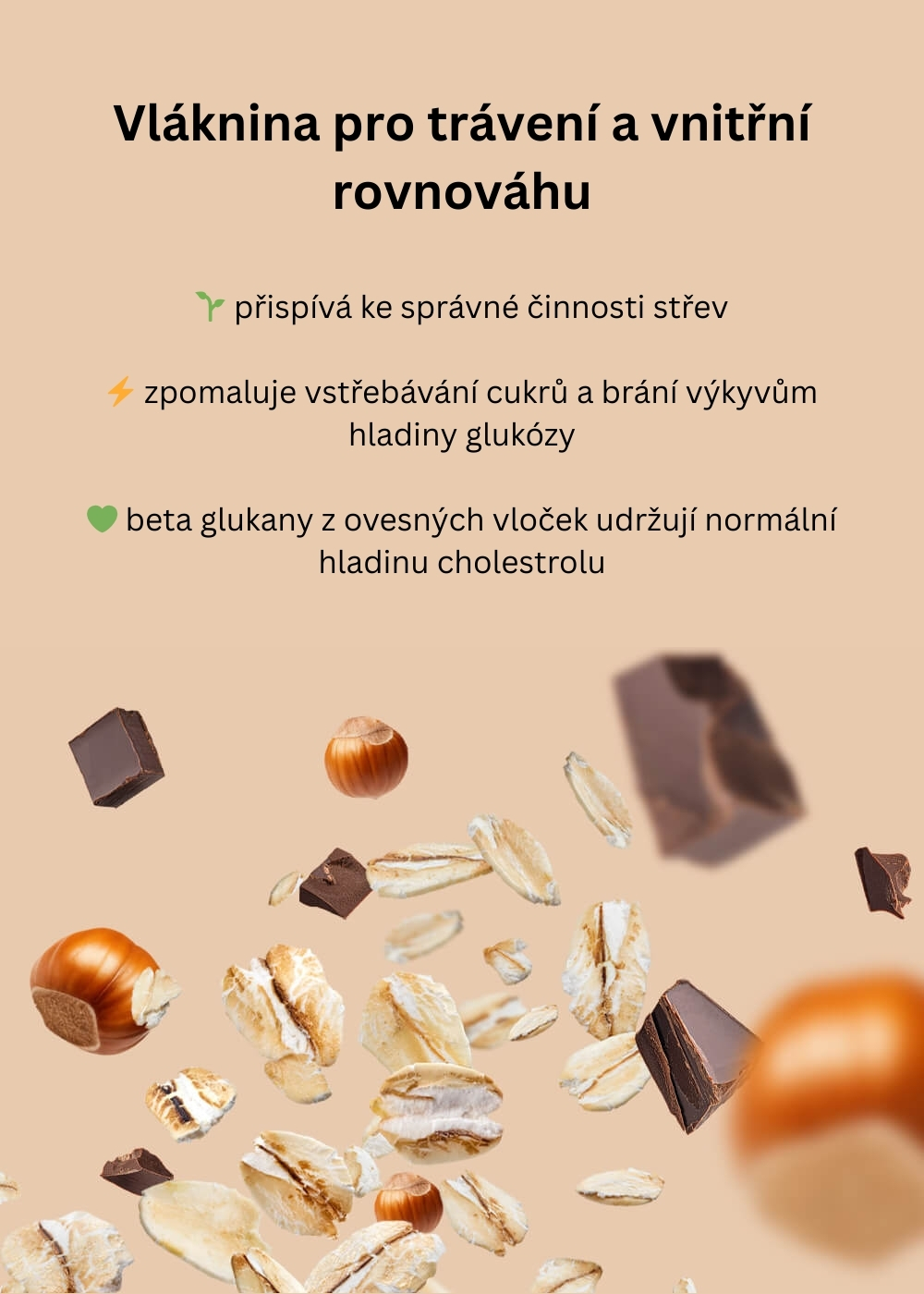VENIRA ovesná kaše čokoláda oříšek + kokos — náhled 2