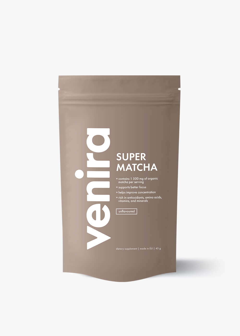 VENIRA super matcha, bez příchutě, 45 g