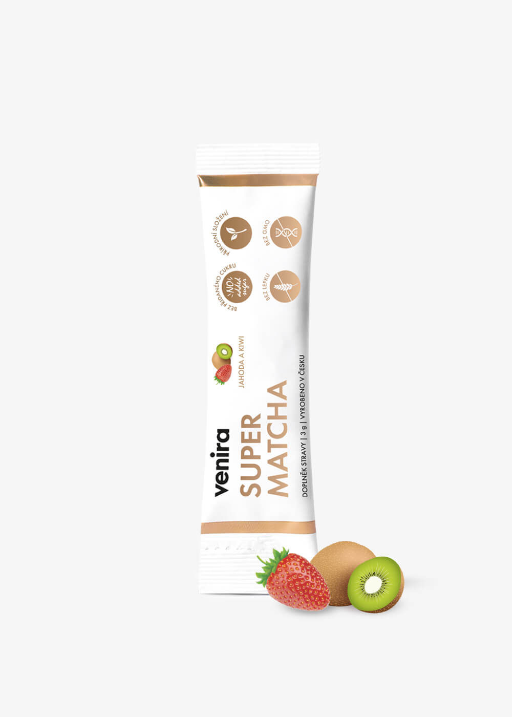 VENIRA super matcha - vzorek, jahoda-kiwi, 3 g