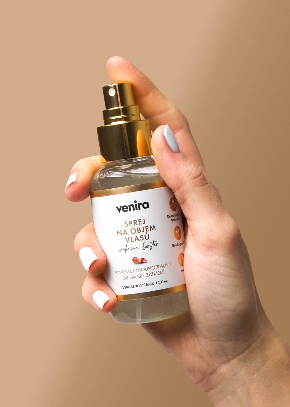 VENIRA sprej na objem vlasů, mango-liči, 100 ml