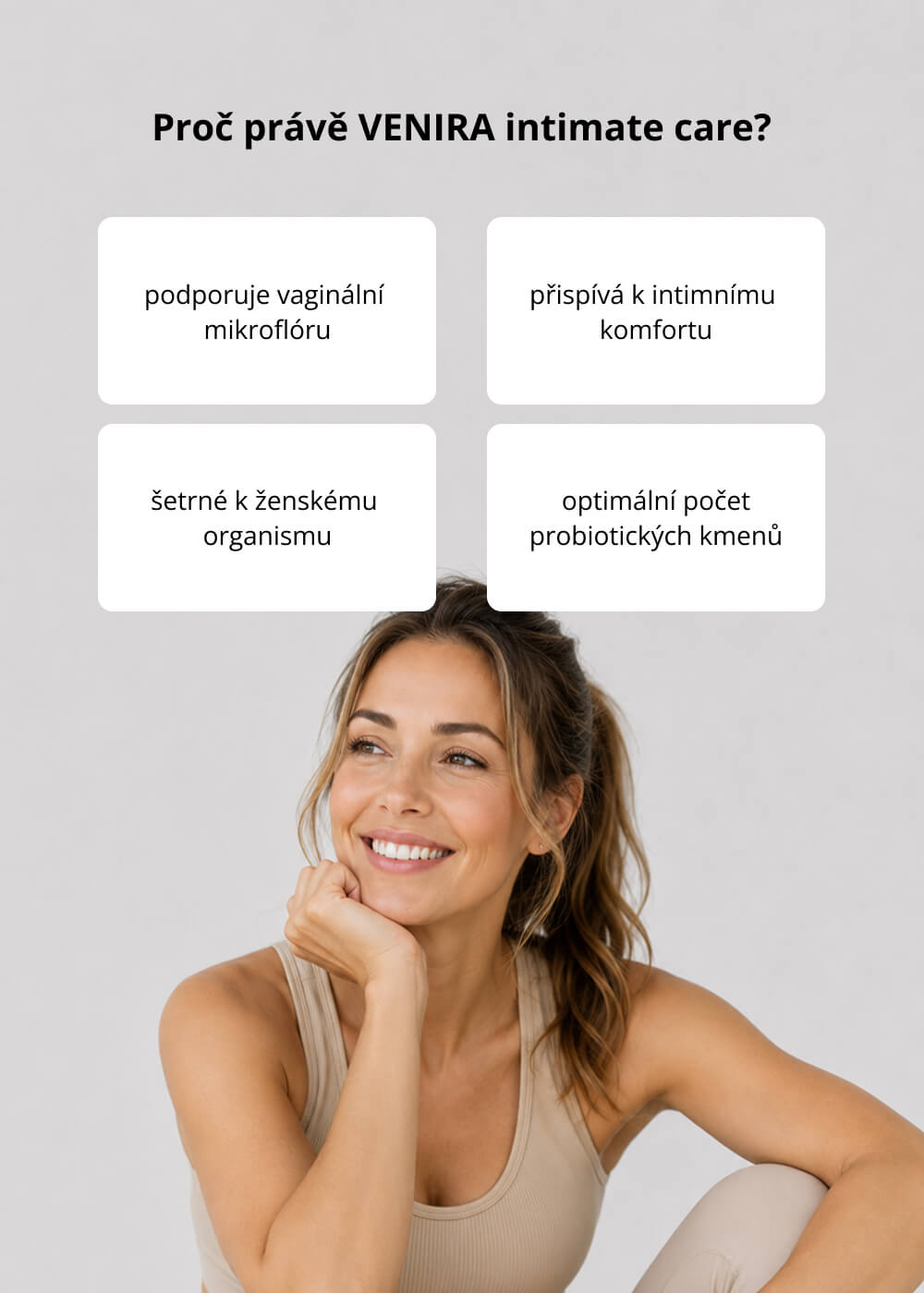 VENIRA intimal care - vaginal probiotics, 60 kapslí