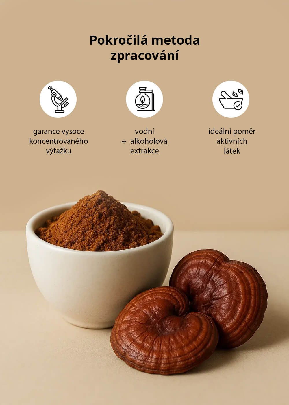VENIRA reishi, 60 kapslí