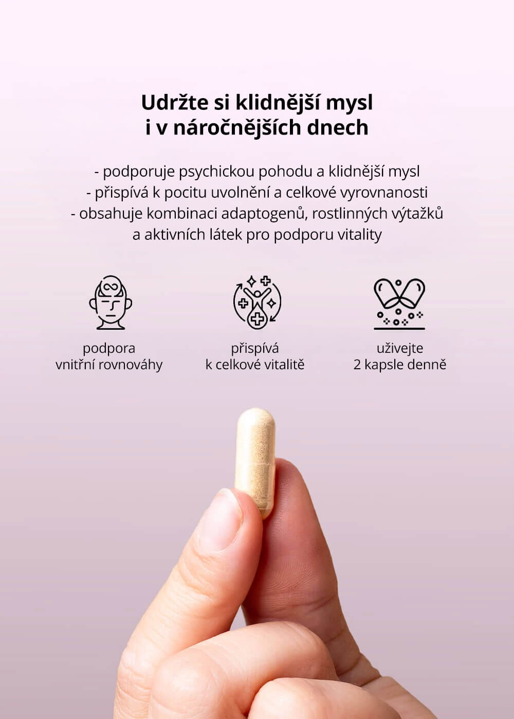 VENIRA kortizol & stop stres - support, 60 kapslí