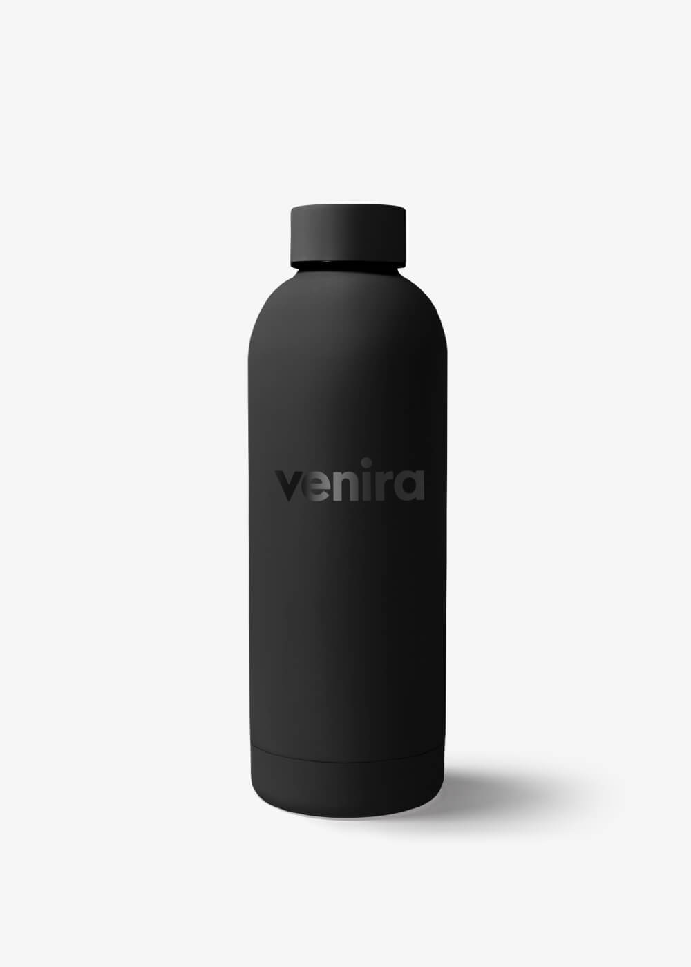 VENIRA termoláhev s uzávěrem, černá, 500 ml černá, 500 ml