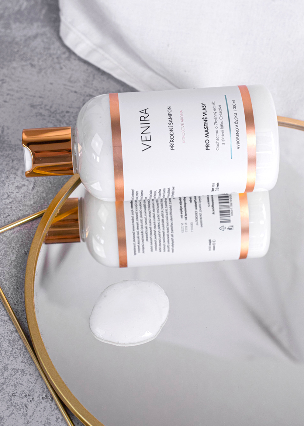 VENIRA přírodní šampon pro mastné vlasy - 300 ml