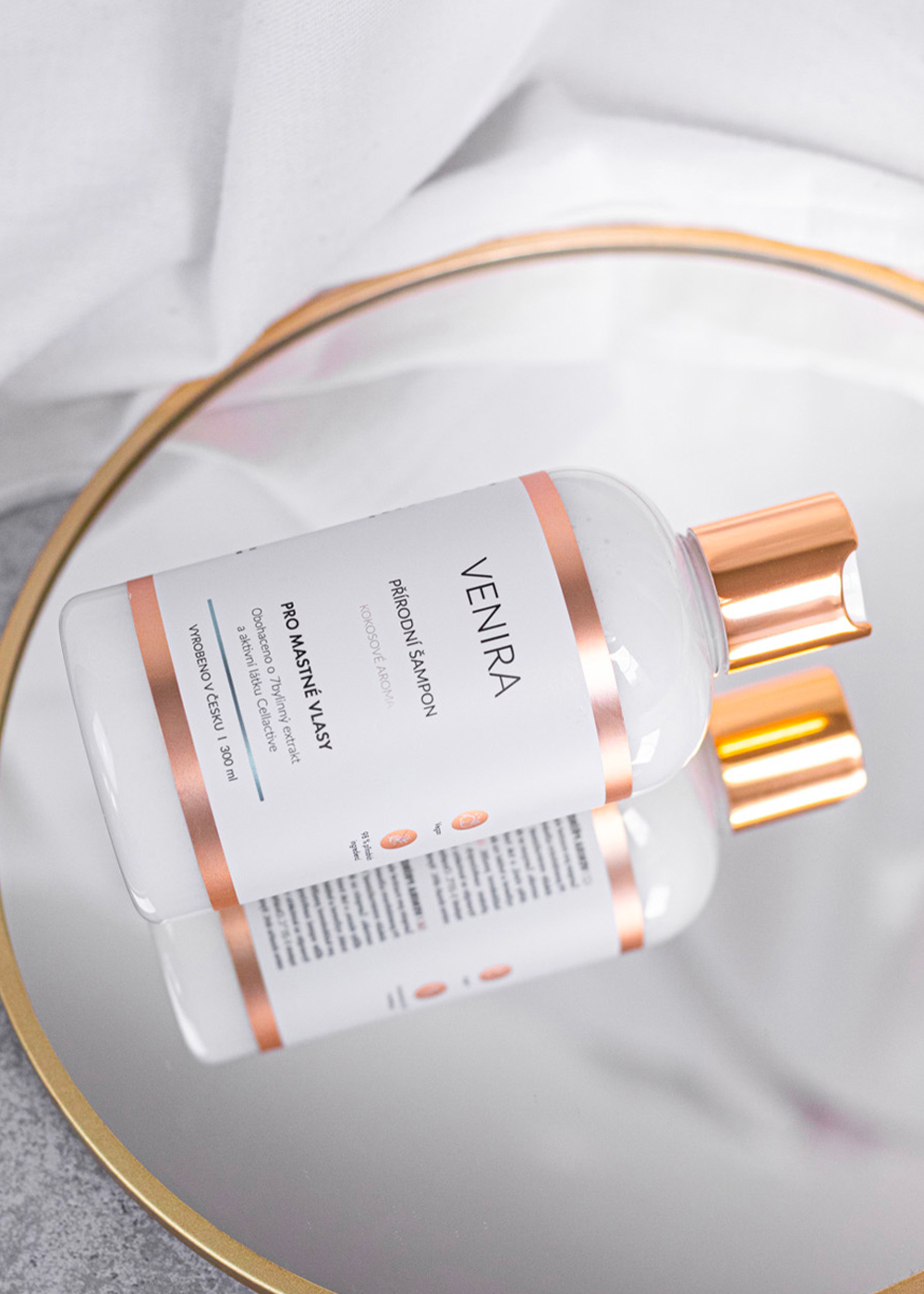 VENIRA přírodní šampon pro mastné vlasy - 300 ml