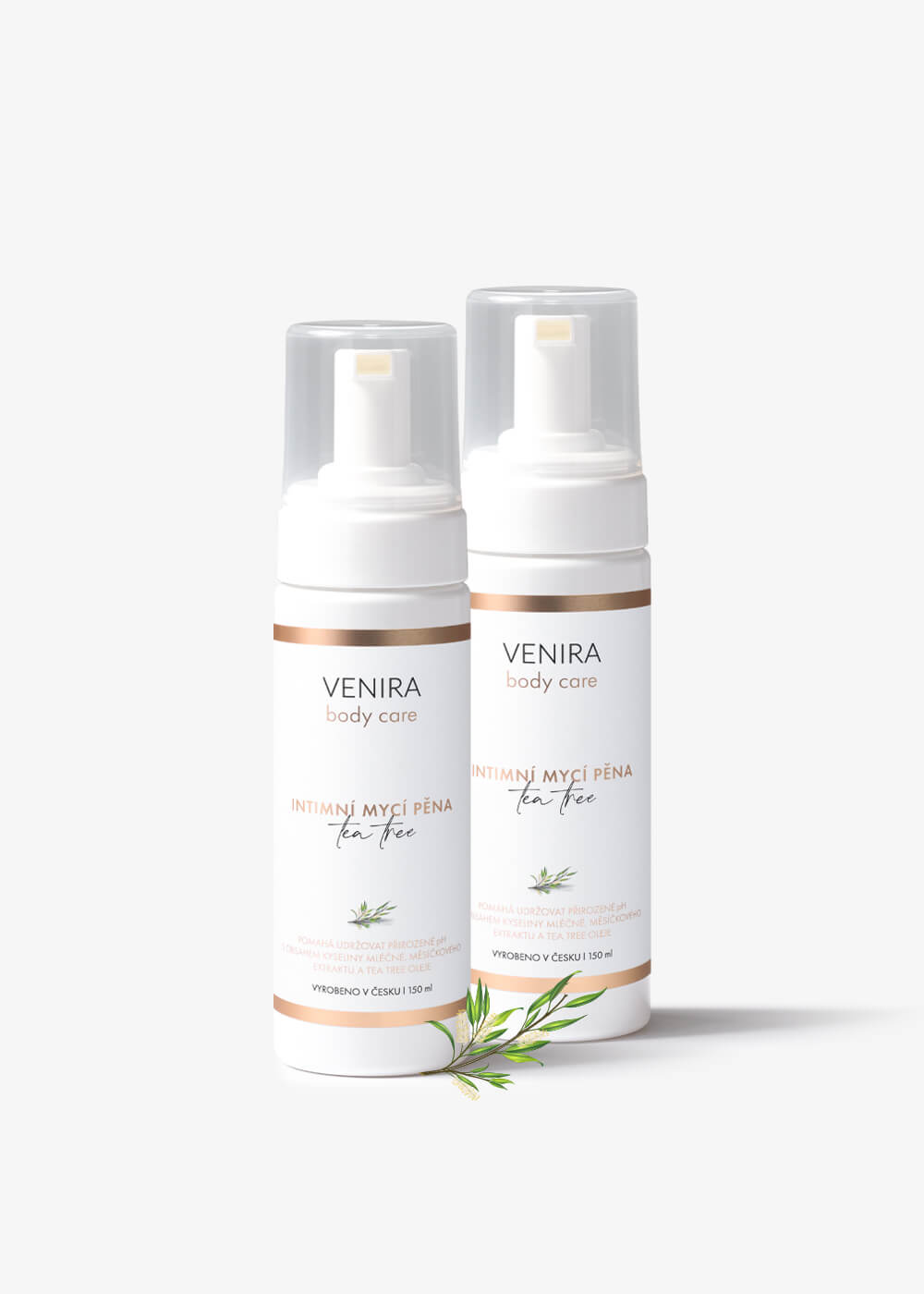 VENIRA intimní mycí pěna, tea tree, 150 ml, 2 kusy tea tree, 150 ml, 2 kusy