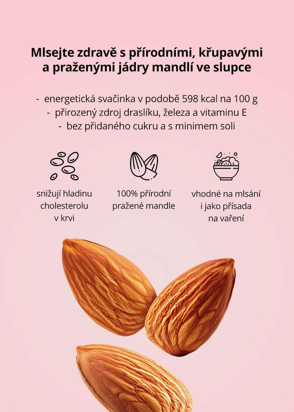 Mandle natural pražené — náhled 8