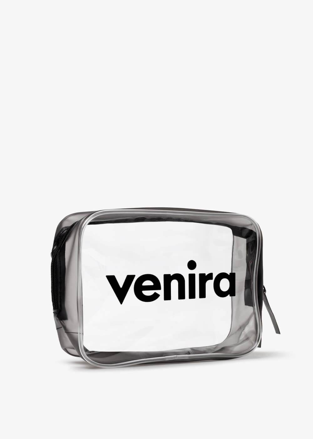 VENIRA kosmetická taška, průhledná, černá, vel. L průhledná, černá, vel. L