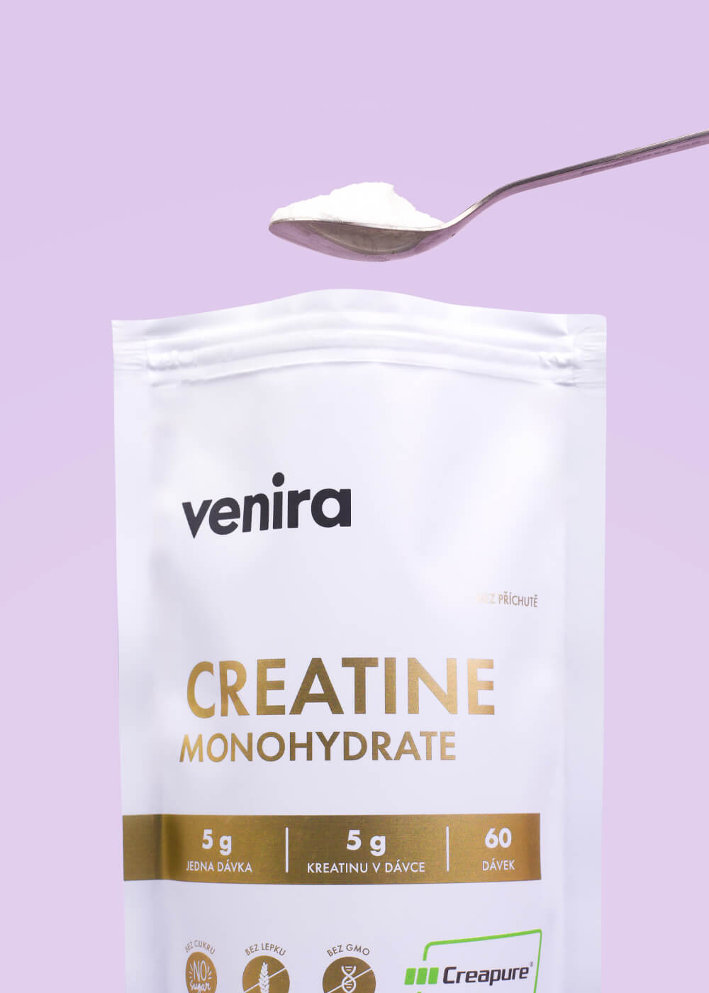 VENIRA kreatin monohydrát Creapure®, bez příchutě, 300 g