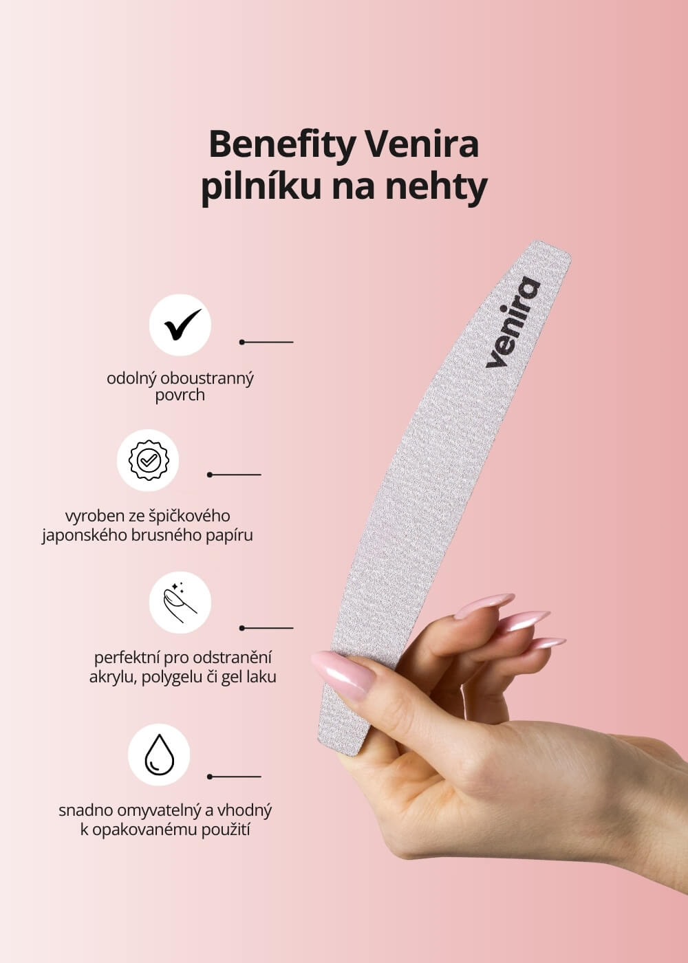 VENIRA pilník na nehty
