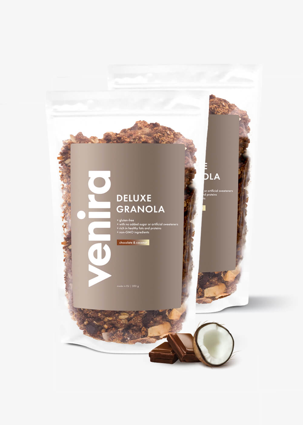 Granola deluxe čokoláda a kokos bezlepková — náhled 1