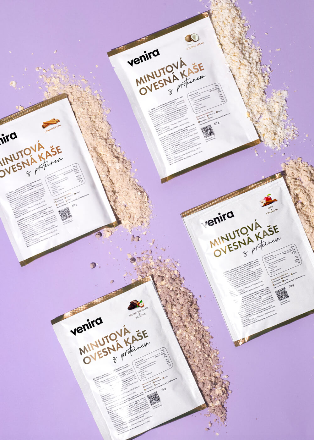 Minutová ovesná kaše s proteinem – coconut cream — náhled 8
