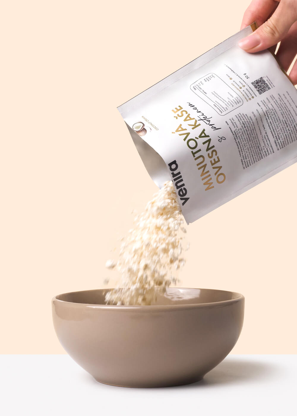 Minutová ovesná kaše s proteinem – coconut cream — náhled 2