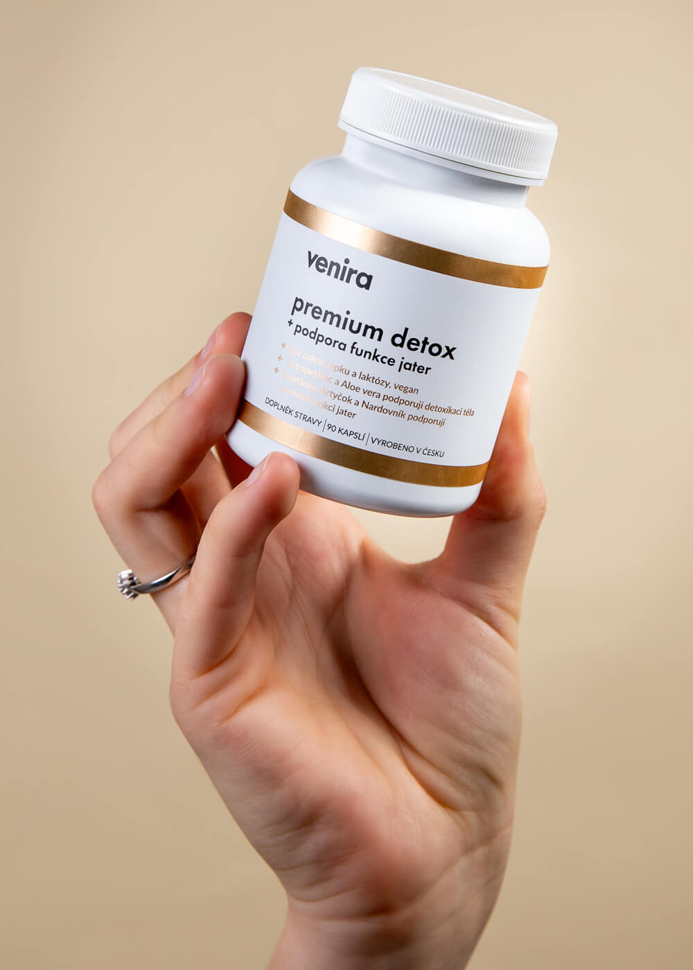 VENIRA PREMIUM detox + podpora funkce jater, 90 kapslí