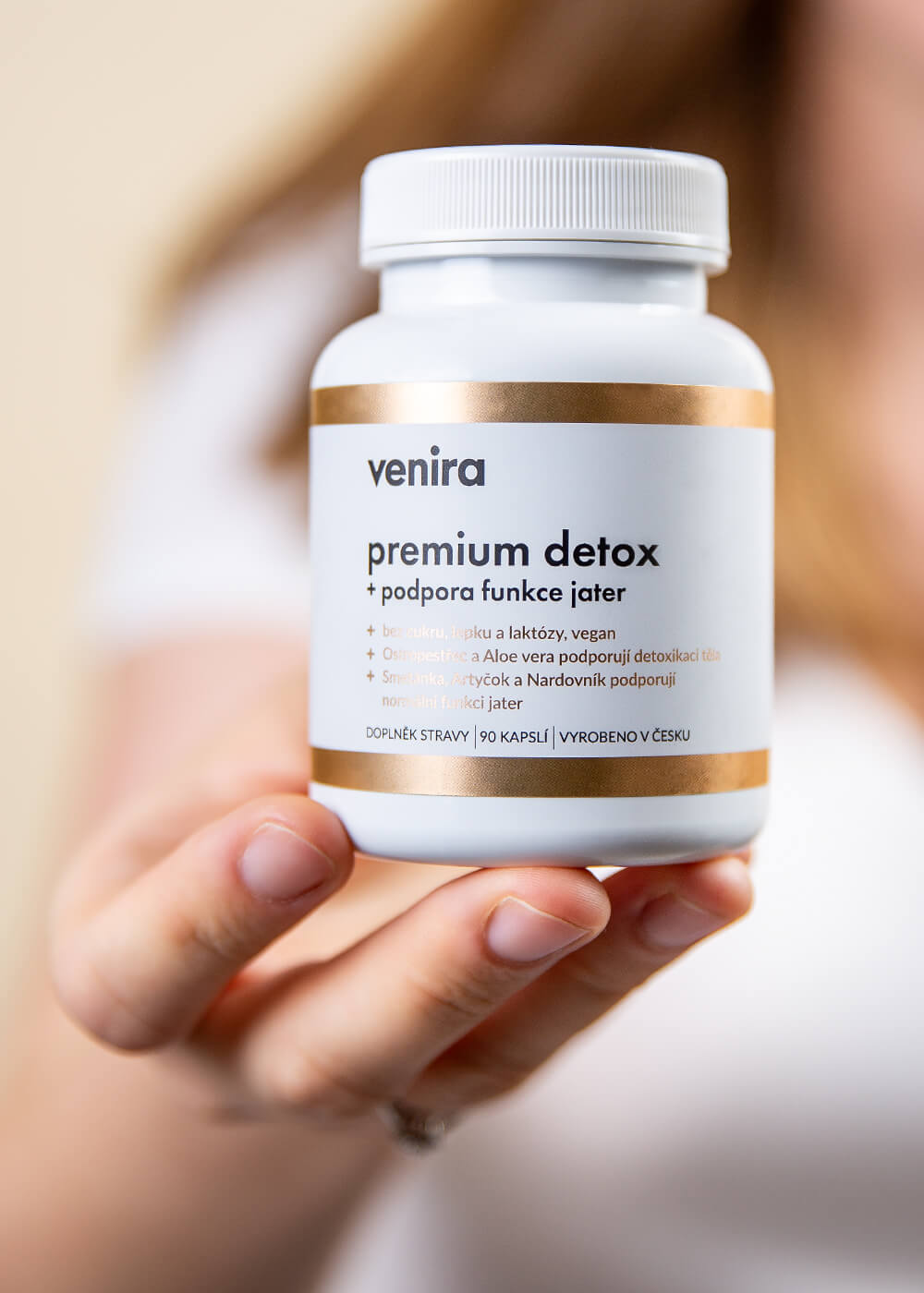 VENIRA PREMIUM detox + podpora funkce jater, 90 kapslí