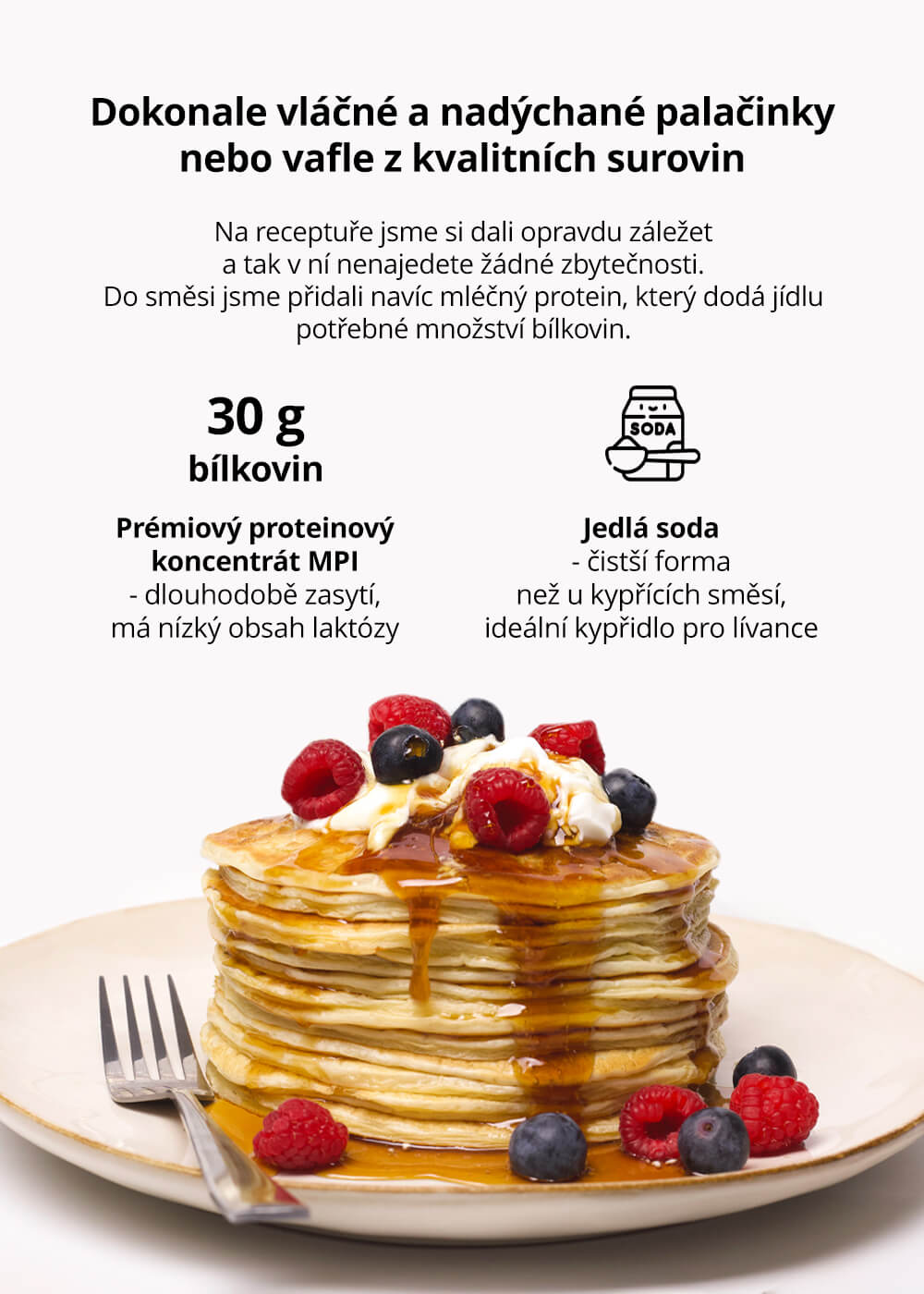 Proteinová směs na palačinky a vafle kokos — náhled 10