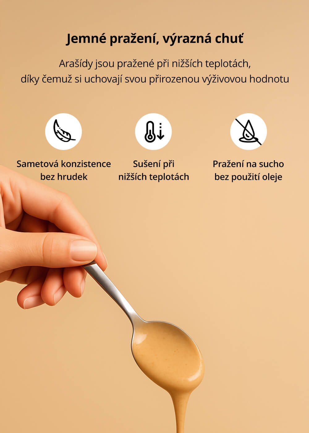 Arašídkové máslo jemné (smooth) — náhled 9