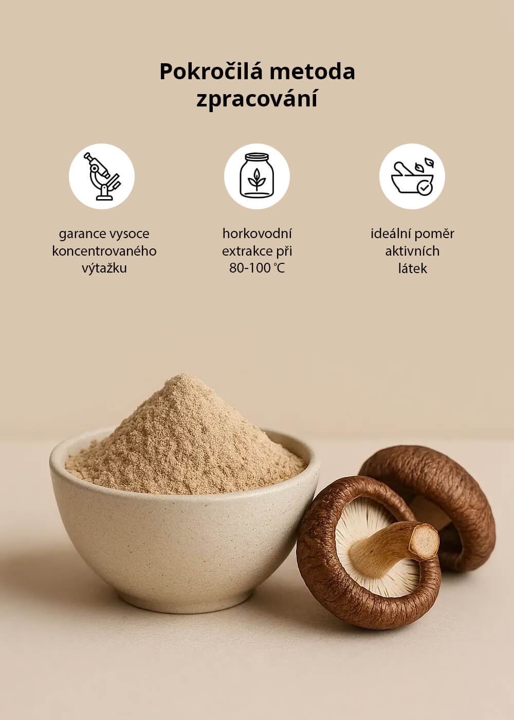VENIRA shiitake (houževnatec jedlý) - 60 kapslí