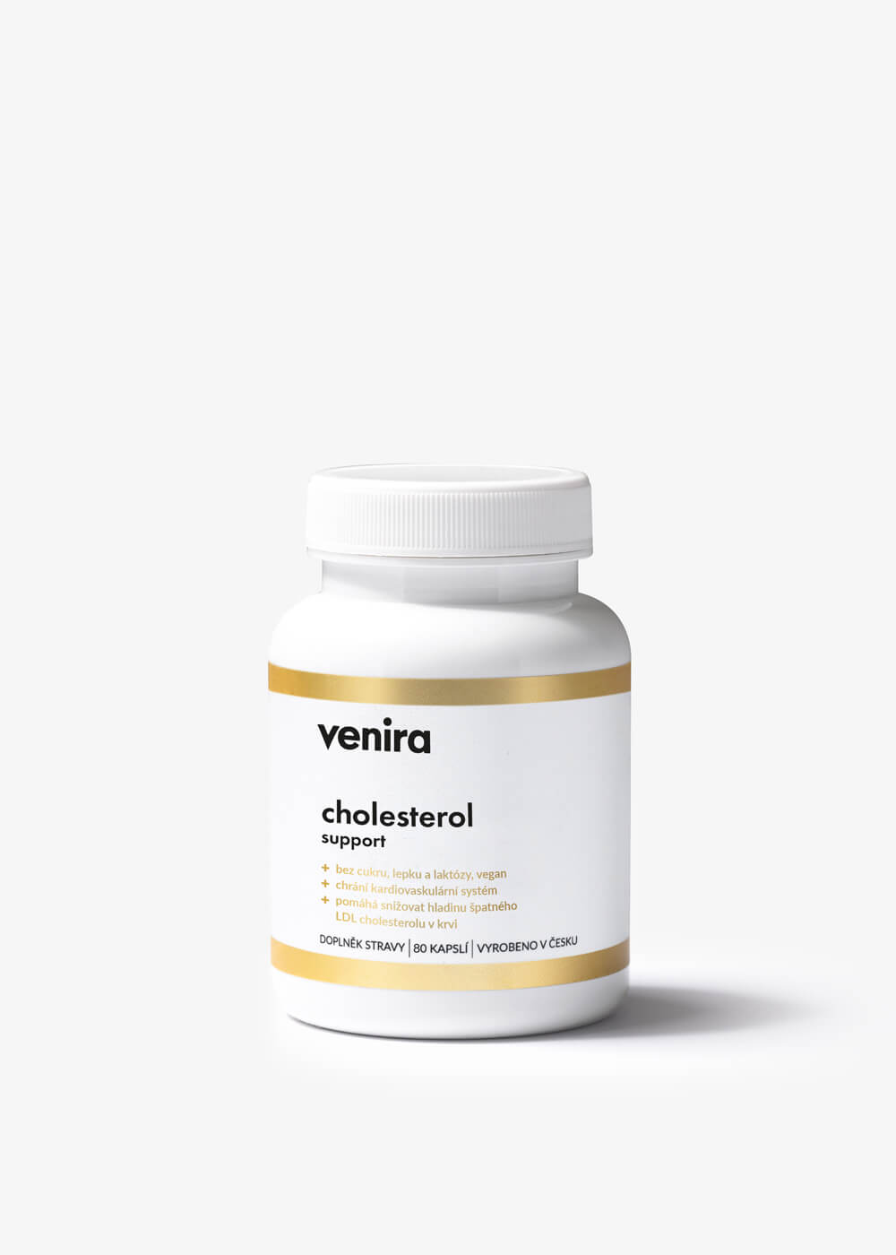 VENIRA cholesterol support komplex, 80 kapslí 80 kapslí