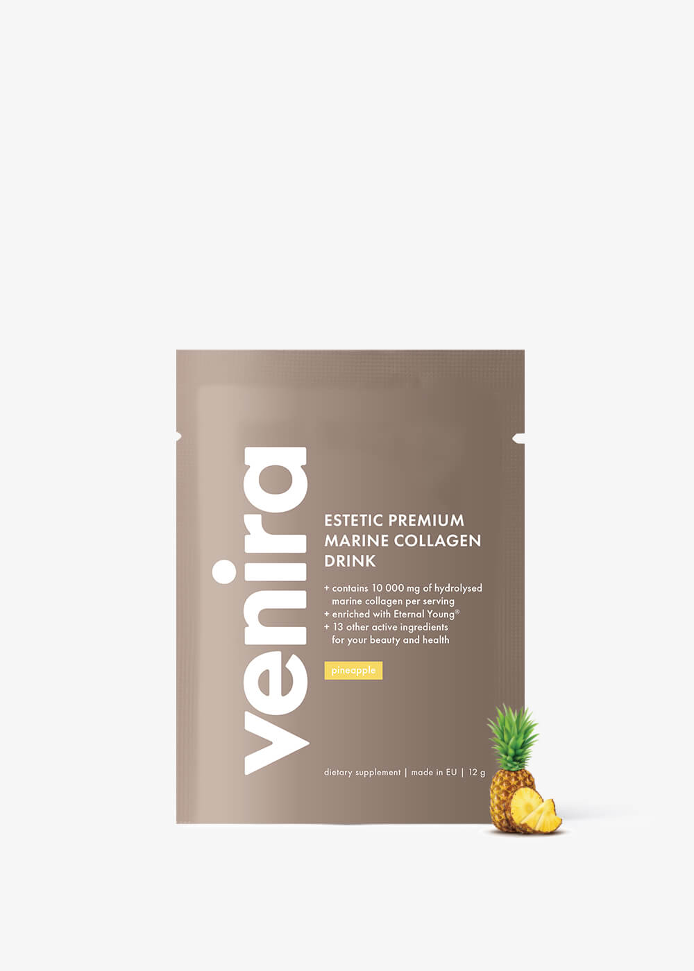 VENIRA ESTETIC PREMIUM kolagenový drink - vzorek - ananas, mořský kolagen, 12 g ananas, mořský kolagen, 12 g