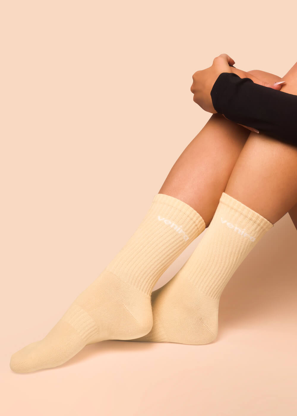 VENIRA ponožky, light brown, S (35-38)