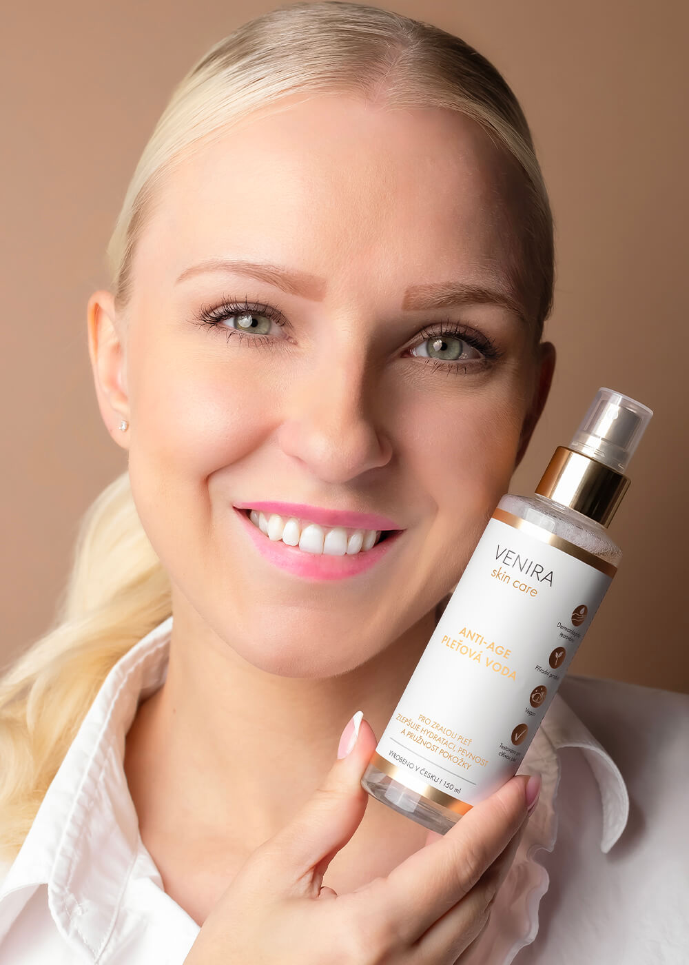 VENIRA anti-age pleťová voda, 150 ml
