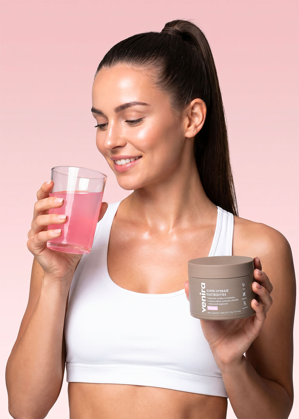 VENIRA super hydrate elektrolyty, malina, 142 g