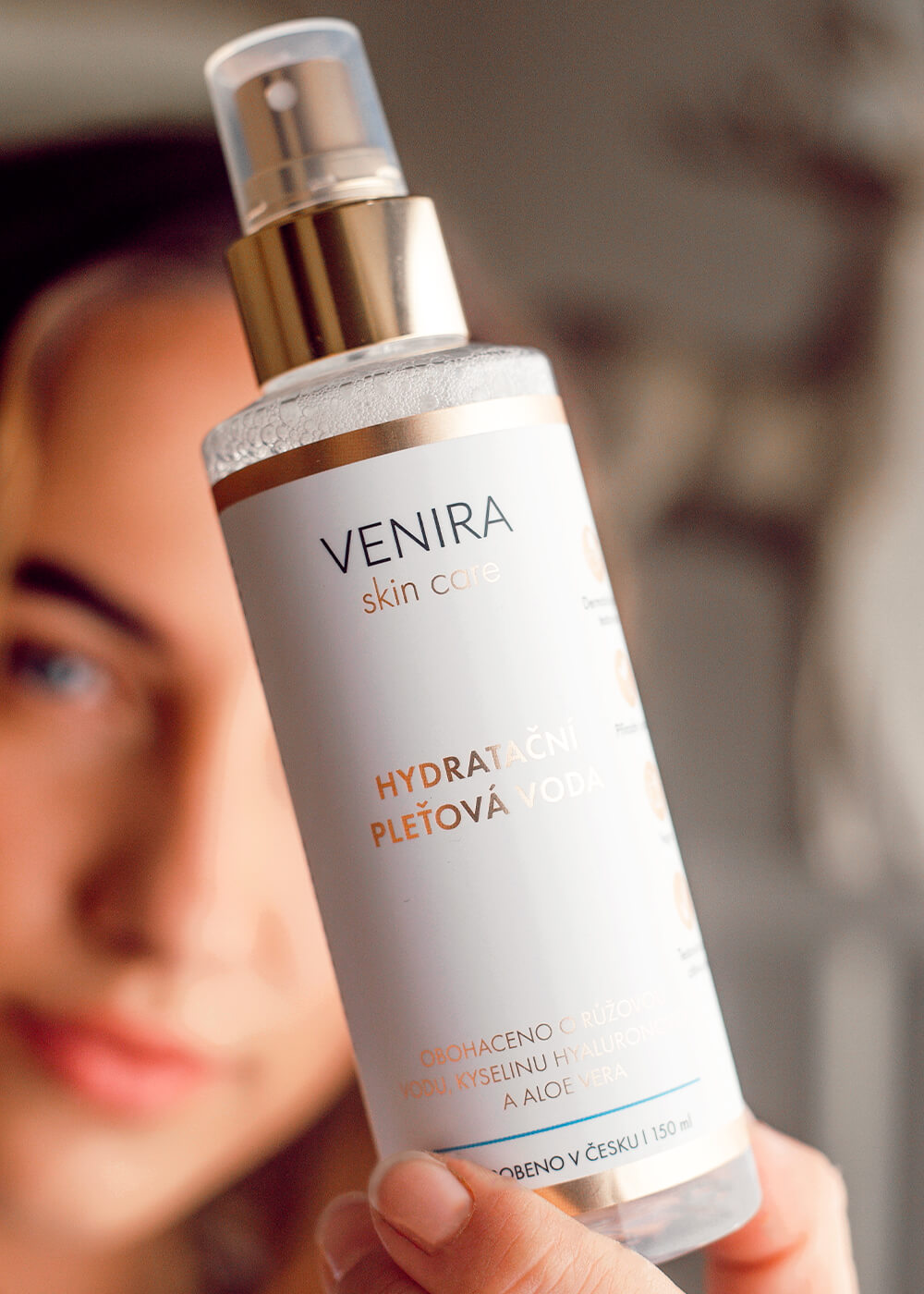VENIRA hydratační pleťová voda, 150 ml