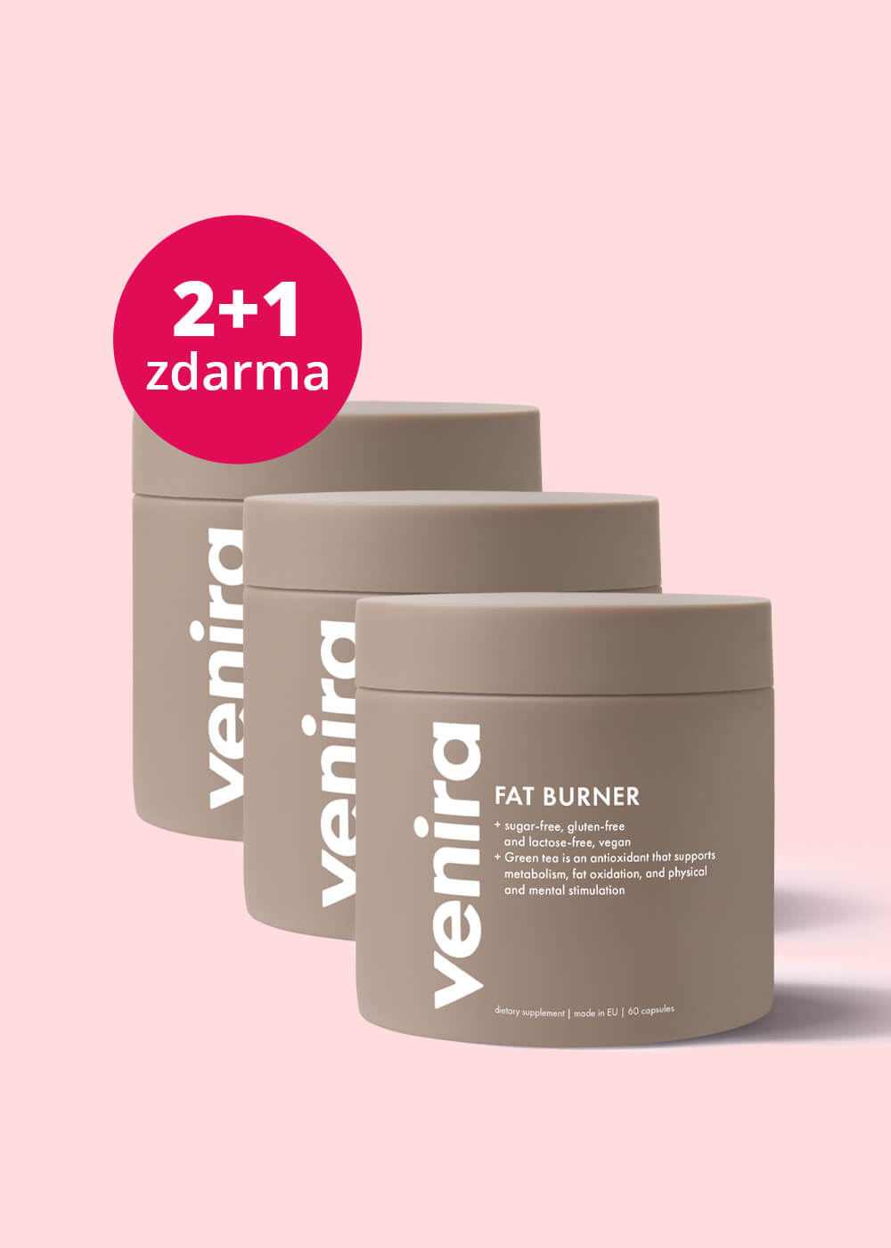 VENIRA spalovač tuků, balíček 2+1 zdarma
