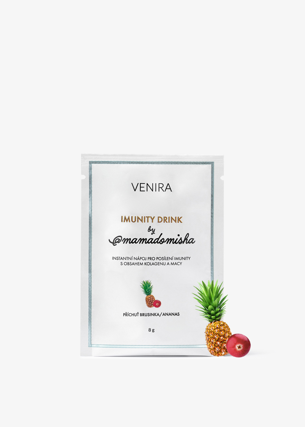 VENIRA Imunity drink by @mamadomisha - vzorek, brusinka-ananas, 8g