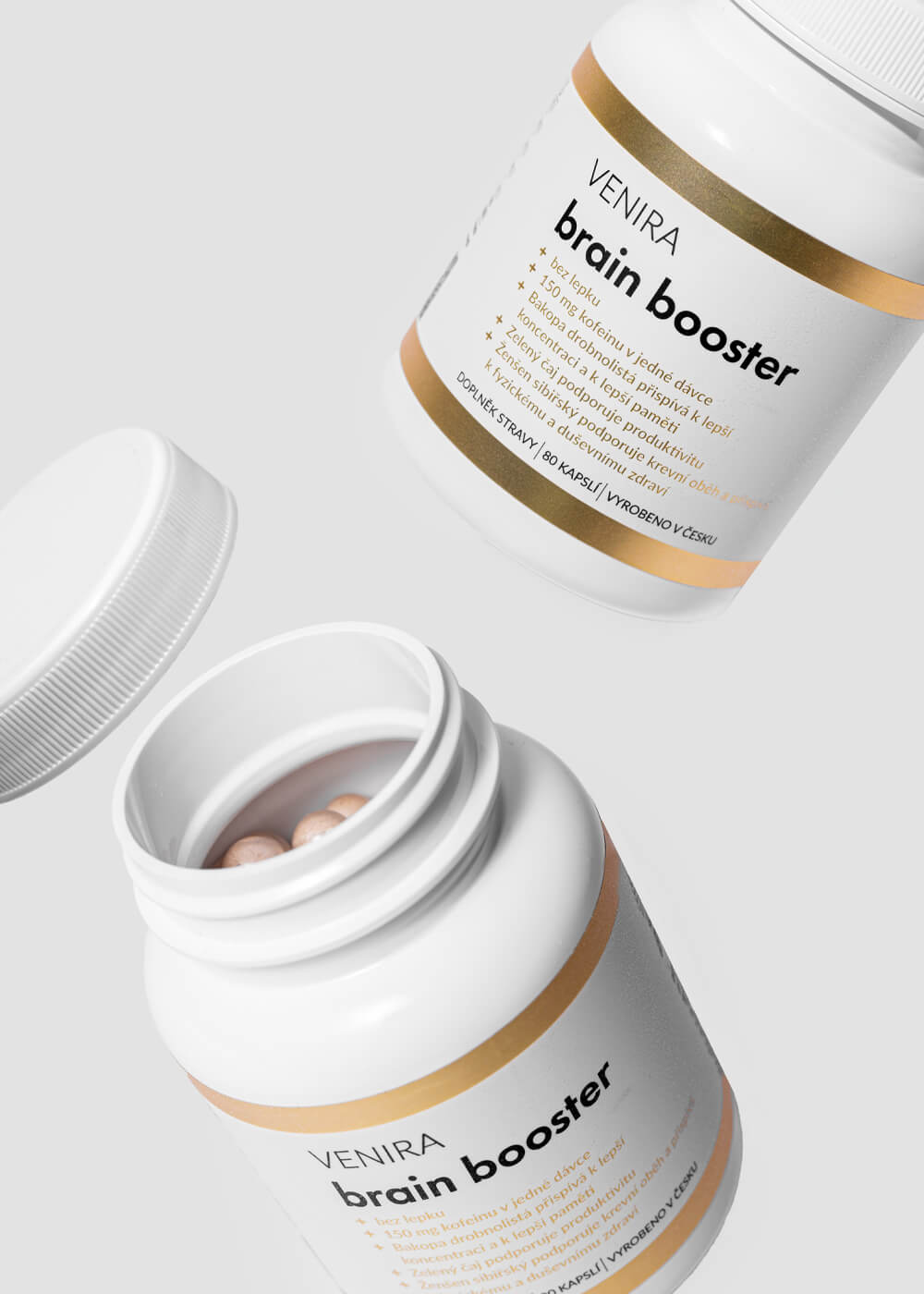 VENIRA brain booster, 80 kapslí