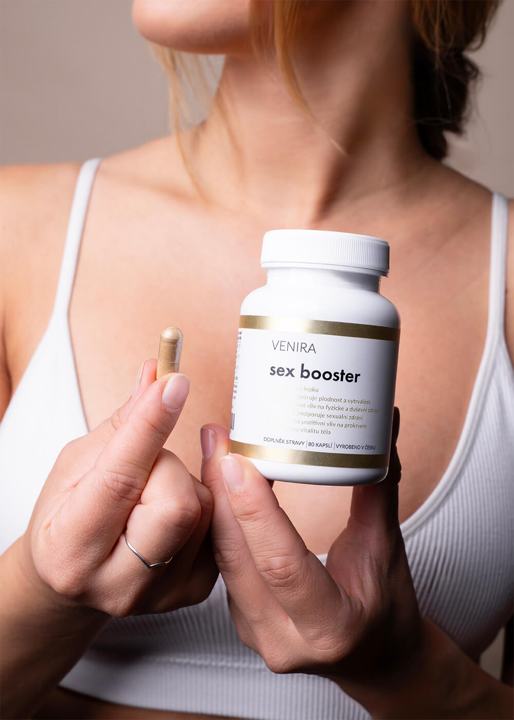 VENIRA sex booster, zvýšení chuti na sex, 80 kapslí