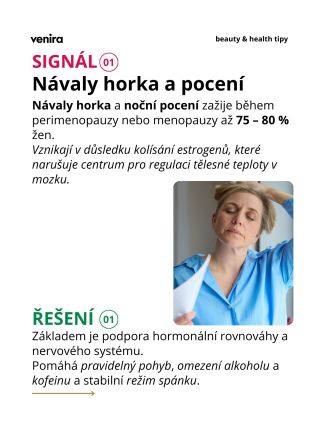 Menopauza nezačíná ze dne na den.⏳ Tělo se na ni připravuje postupně a často o tom dává vědět mnohem dřív, než si to...