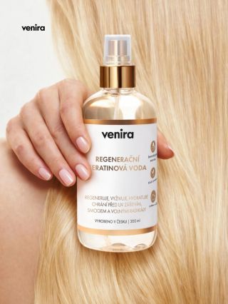 NOVINKA✨ Keratinová voda! Snižuje lámavost a třepení konečků a vlasy jsou po použití jemnější, hladší a lépe se...