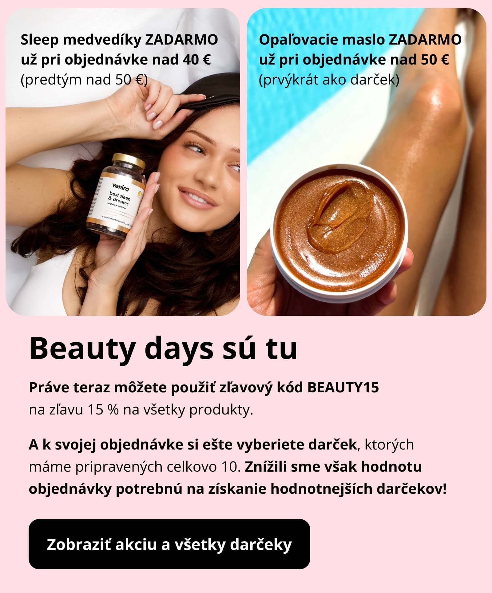 Prírodná kozmetika a doplnky stravy Venira