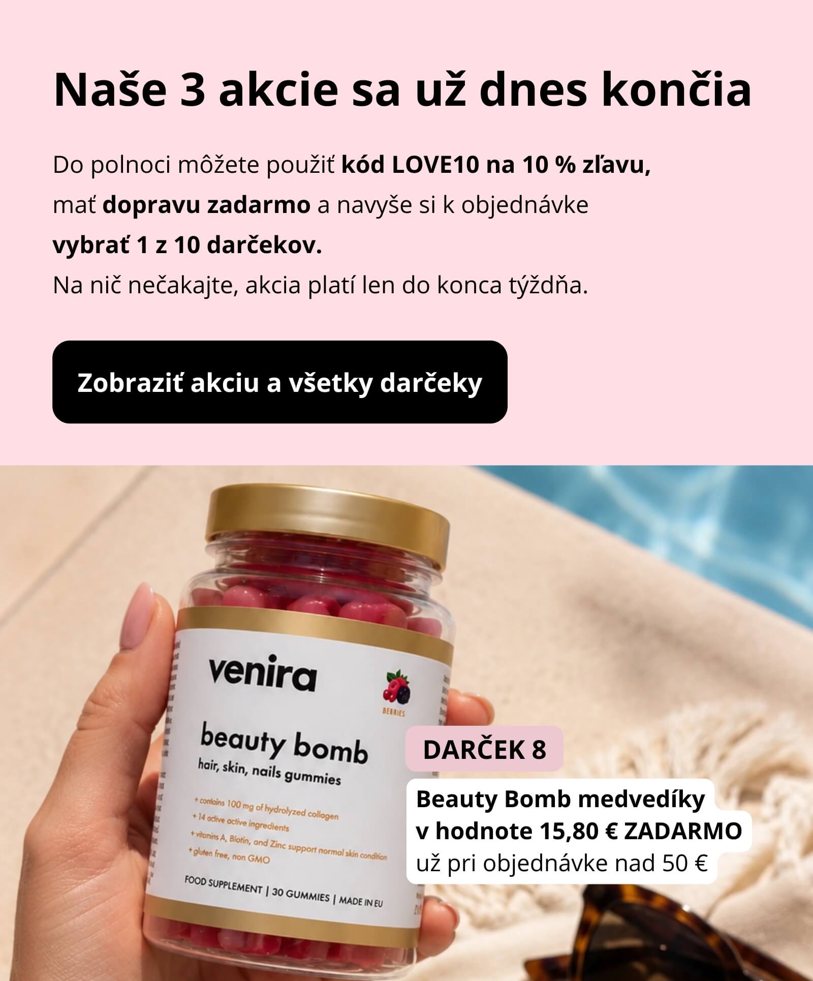 Prírodná kozmetika a doplnky stravy Venira