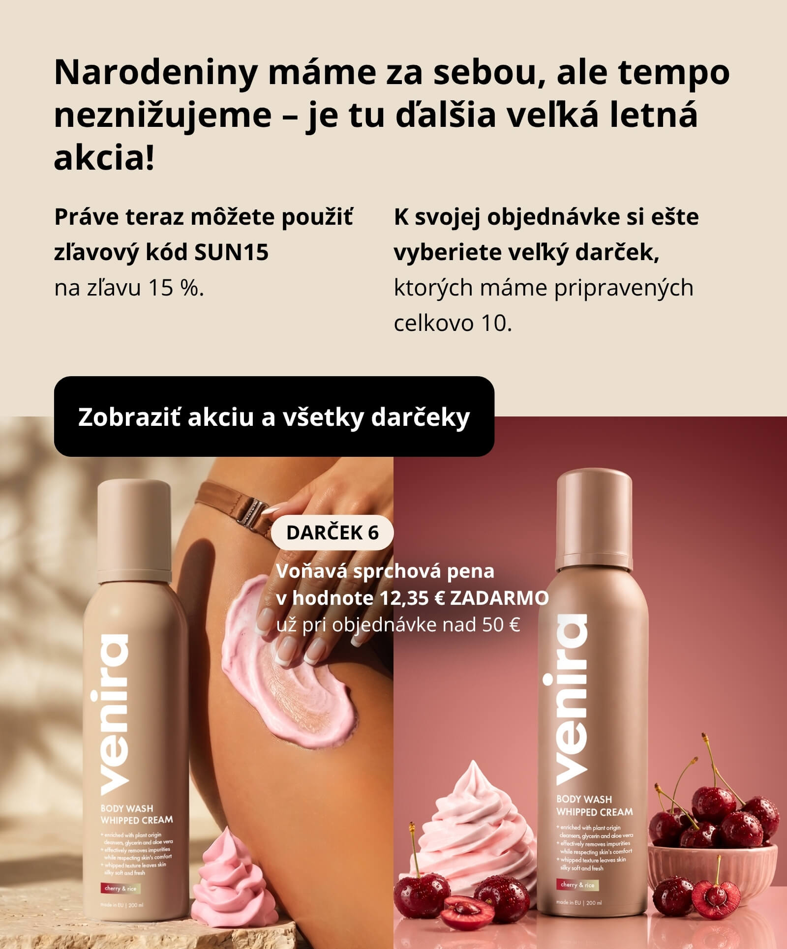 Prírodná kozmetika a doplnky stravy Venira