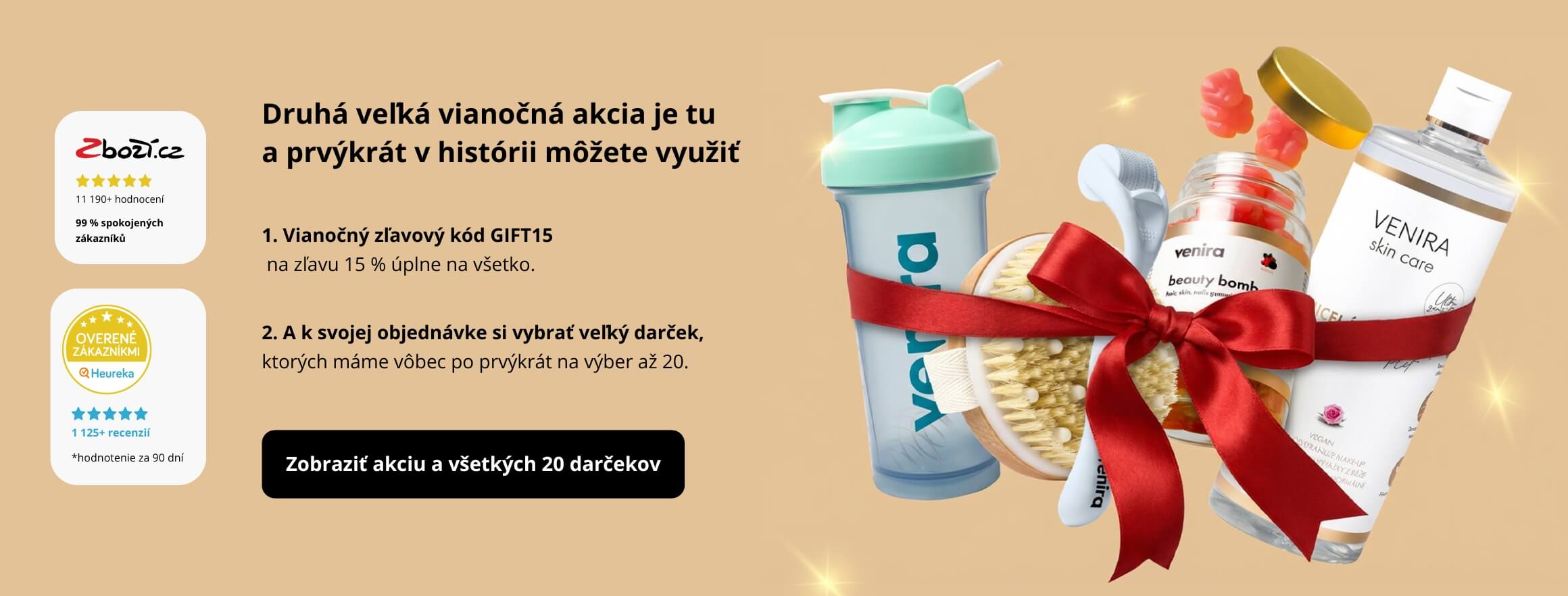 Prírodná kozmetika a doplnky stravy Venira