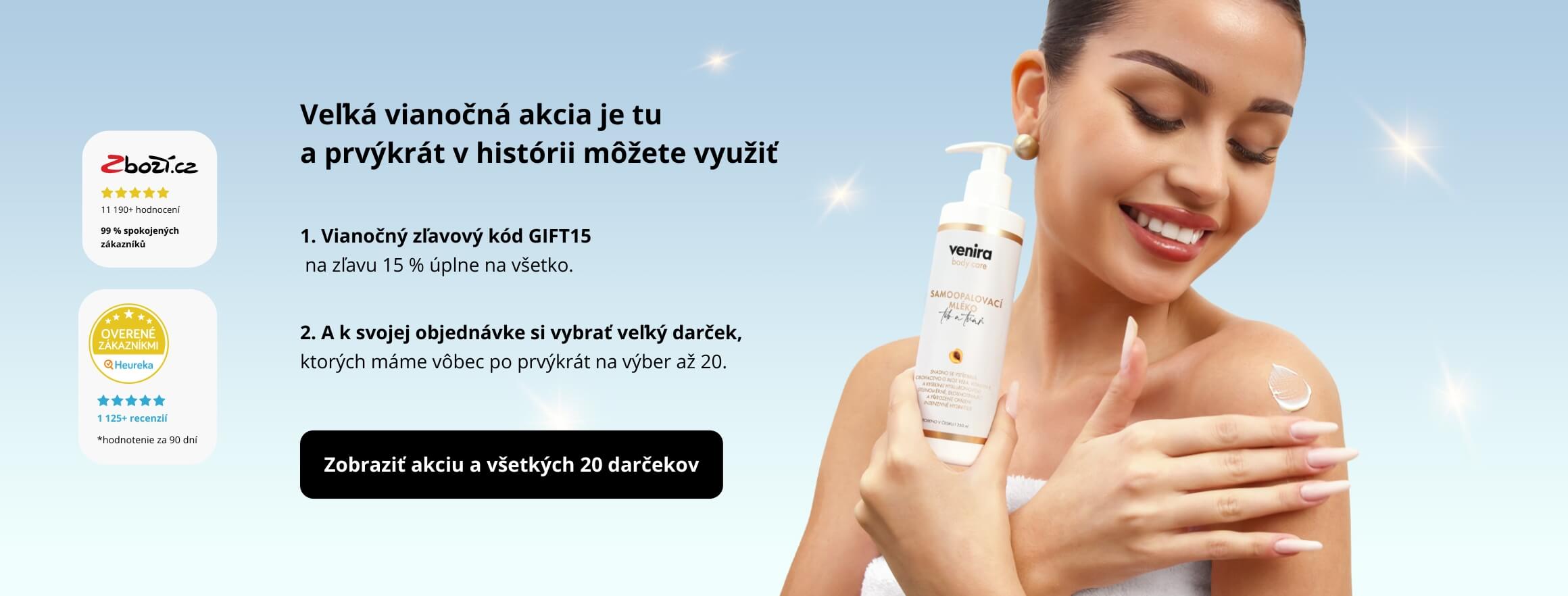 Prírodná kozmetika a doplnky stravy Venira