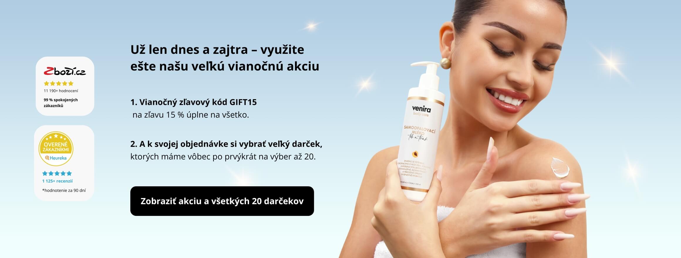 Prírodná kozmetika a doplnky stravy Venira