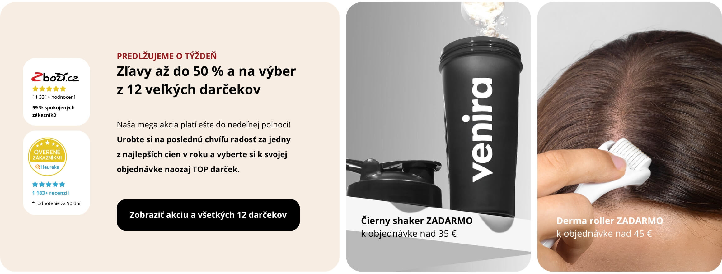 Prírodná kozmetika a doplnky stravy Venira